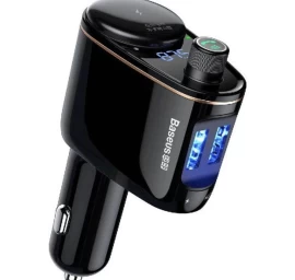 Baseus S-06 Bluetooth/usb (overseas Edition) Automobilinis Fm Siųstuvas - Juodas