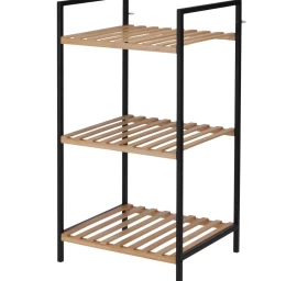 Batų Lentyna 3 Lygių Bambuko Puikios Namų Apyvokos Reikmenys