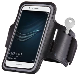 Bėgimo Apyrankė Išmaniajam Telefonui 6 Colių Juodos Spalvos
