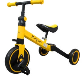 Bėgimo Dviratis P8 Yellow R-sport +pedalas Daugiafunkcinis