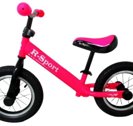 Bėgimo Dviratis R2 Pink Pripučiami Ratai