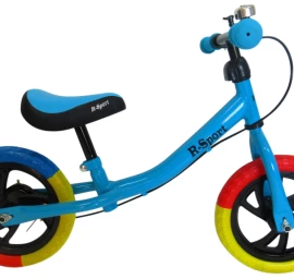 Bėgimo Dviratis R6 Mėlynas R-sport 12&#039;&#039; Stabdžiai, Varpas