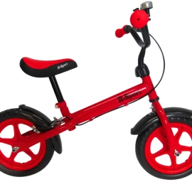 Bėgimo Dviratis R9 Red R-sport 12&#039;&#039; Stabdžiai, Skambutis