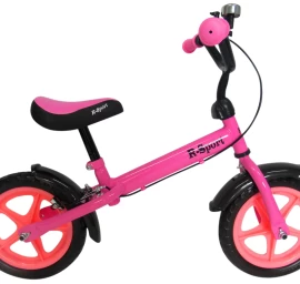 Bėgimo Dviratis R9 Rožinės Spalvos Su R-sport 12&#039;&#039; Stabdžiu, Varpeliu