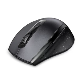 Belaidė Ergonominė Optinė Pelė 5 Mygtukai 1600 Dpi - Juoda