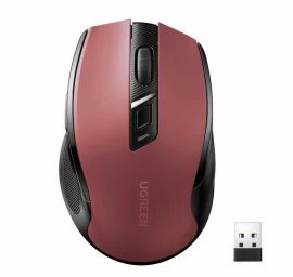 Belaidė Usb 2,4 Ghz Optinė Pelė 4000 Dpi - Raudona