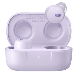 Belaidės Ausinės Bowie E18 Tws Enc Ipx4 Usb-c Violetinės Spalvos