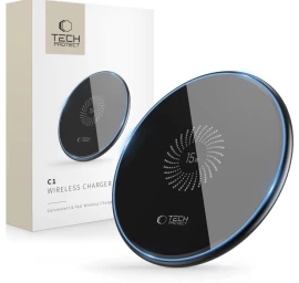 Belaidis Indukcinis įkroviklis 15 W - Juodas