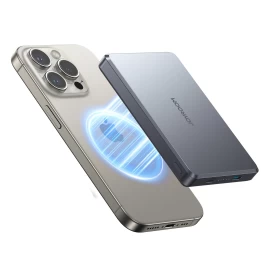 Belaidis Išorinis Akumuliatorius 10000 Mah, 22,5 W, Usb-c – Pilkos Spalvos