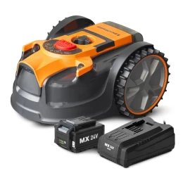 Belaidis vejos pjovimo robotas Lawnmaster 24 V, 4 Ah,250m2