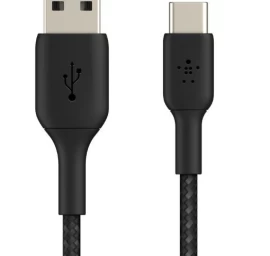 Belkin Braided USB-C     USB-A 2m Black