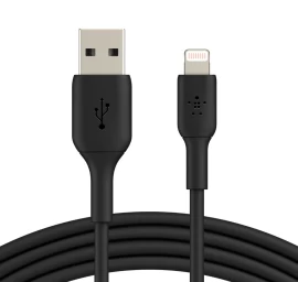 Belkin PVC USB-C to Ligh tning 1m Black