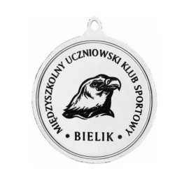 Bendras Sidabro Medalis Su Vieta 50 Mm Emblemai - Plieninis Medalis Su Lazeriniu Graviravimu - Rmi