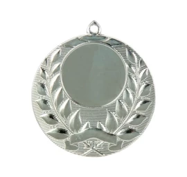 Bendras Sidabro Medalis Su Vieta Emblemai 25 Mm - Plieninis Medalis