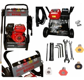 Benzininis aukšto slėgio plovimo įrenginys BOXER 206 bar, BX-7016