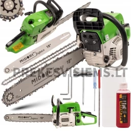 Benzininis grandininis pjūklas 6,2 AG Midori Japan, MP102