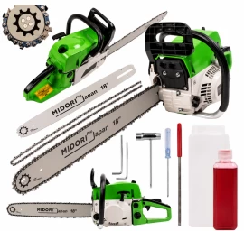 Benzininis grandininis pjūklas Midori Japan, MP-102 6.2AG