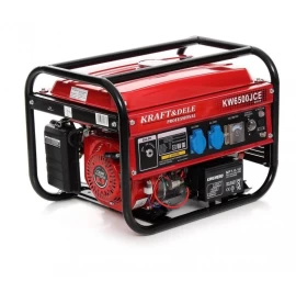 Benzininis vienfazis elektros generatorius 2500W 12 / 230V KD115 + ELEKTRINIS STARTERIS