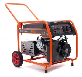 Benzininis vienfazis  elektros generatorius 5500w el.starteris + AVR KraftDele KD124