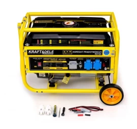 Benzininis vienfazis elektros generatorius KRAFT&amp;DELE KD125  3.8 kW