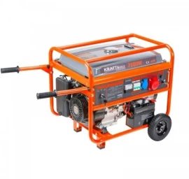Benzininis vienfazis/trifazis elektros generatorius KRAFT&amp;DELE KD147 7.5 KW + ELEKTRINIS STARTERIS