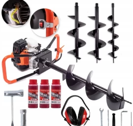 Benzininis žemės grąžtas Boxer BX-122 3.68kw