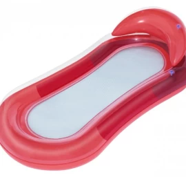 Bestway 43103 Hydroluxe Pripučiamas čiužinys Su Tinkliniu Dugnu Raudonas 1,60 M X 84 Cm