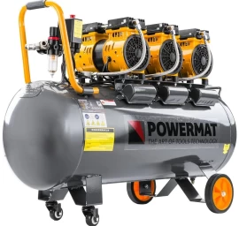 Betepalinis oro kompresorius Powermat 100l 3kW, PM-KBO-100T