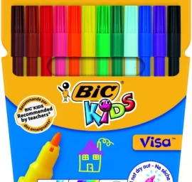 Bic Flomasteriai Kids Visa 12 spalvų rinkinys 002758