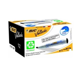 Bic Žymeklis baltai lentai Velleda, 3.7-5.5 mm, kirsta galvutė, juodas 1 vnt.
