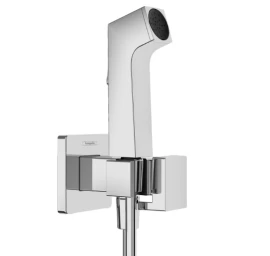 Bidė dušelis Hansgrohe square 1 jet, chromas 29233000