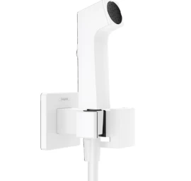 Bidė dušelis Hansgrohe square 1 jet, matinis baltas 29233700