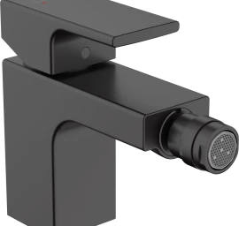 Bidė maišytuvas Hansgrohe VERNIS SHAPE su dugno vožtuvu, mat. juodas 71211670