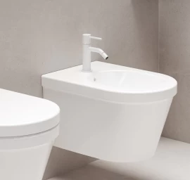Bidė maišytuvas Ravak Espirit 154 mm be dugno vožtuvo, White Velvet X070244