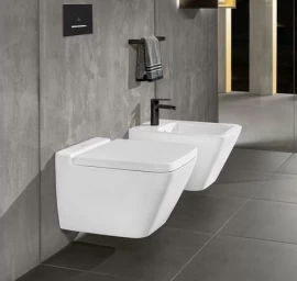 Bidė Villeroy &amp; Boch Finion, balta su CeramicPlus danga 446500R1