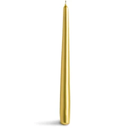 Bispol Golden Metallic Kūginė žvakė, 1 Vnt.