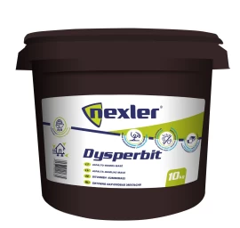 Bituminė-kaučiukinė dispersinė mastika NEXLER Dysperbit DN, 10kg