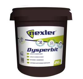 Bituminė-kaučiukinė dispersinė mastika NEXLER Dysperbit DN, 20kg
