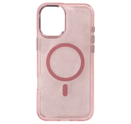 Blizgus Galinis Dėklas samsung Galaxy A26 5g Glitter Case Magsafe - Rožinis