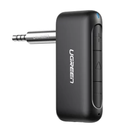 bluetooth 5.0 Aux Mini Lizdo Automobilinis Garso Imtuvas Juodas