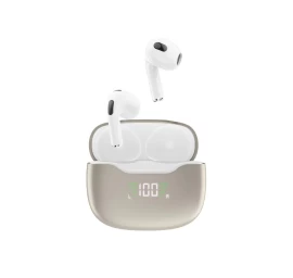 bluetooth 5.1 Belaidės Ausinės Tws U15n Led White
