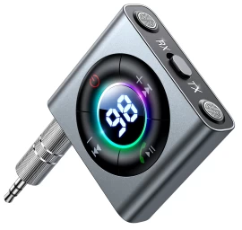 bluetooth Garso Siųstuvas Aux Siųstuvas-imtuvas Automobiliniam Televizoriui Pilkos Spalvos
