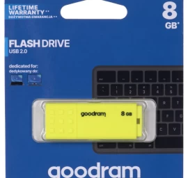Blykstė Goodram Ume2 8 Gb Geltona (8 Gb /usb 2.0 / Geltona )