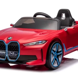 Bmw I4 Raudonos Spalvos Akumuliatoriaus Automobilis Eva Odos Pilotas