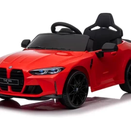 Bmw M4 Red Akumuliatorinis Automobilis Eva Odinis Nuotolinio Valdymo Pultelis