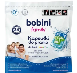 bobini Family Universalios Skalbimo Kapsulės, 24 Vnt.