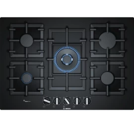 Bosch Serie 6 PPQ7A6B90 hob Black Built-in Gas 5 zone(s)