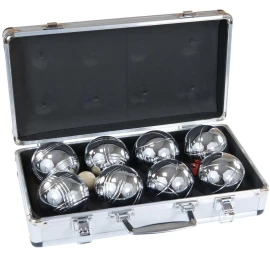Boules Petankė 8 Vnt. Aliuminio Dėklas Enero