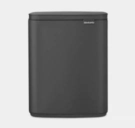 Brabantia BO šiukšliadėžė, 12L, Mineral Infinite Grey, 233746