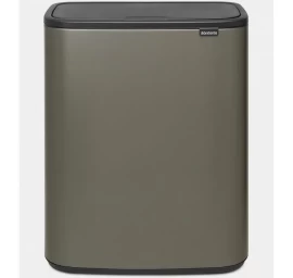 Brabantia šiukšlių dėžė Bo Touch Hi, 60 L, Platinum, 223068